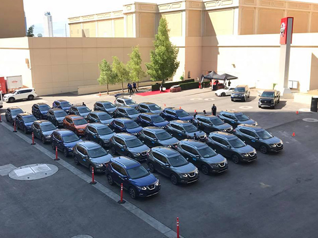Large Fleet of Vehicles